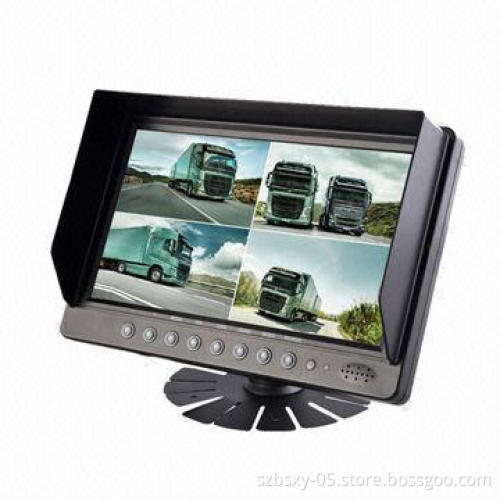 9-inch 4CH Quad Digital LCD Car Monitor for Farm Vehicle